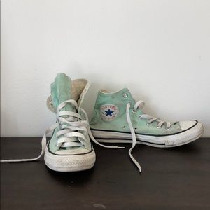 Light Mint Hightop Converse